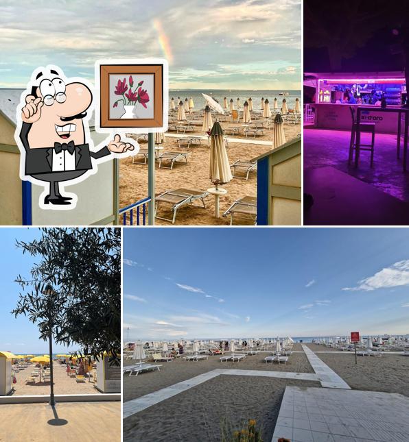 Gli interni di Isola d'Oro