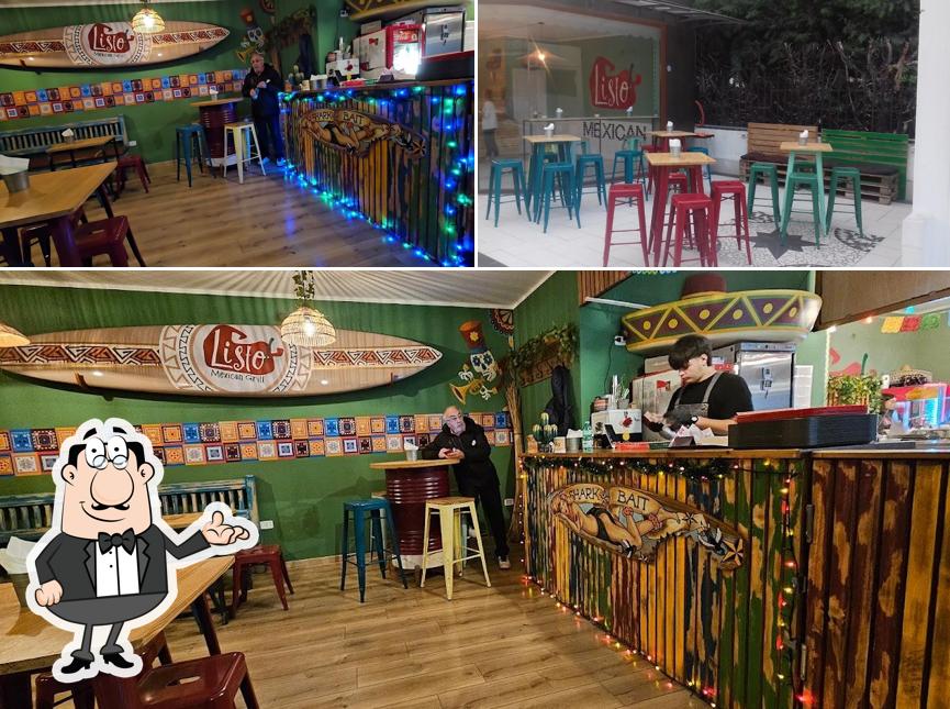 Gli interni di LISTO! Mexican Grill