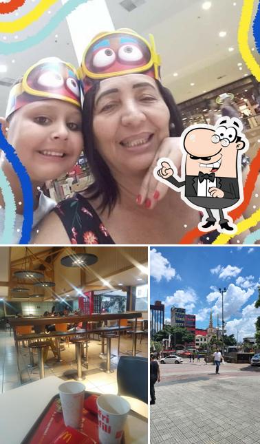 O exterior do McDonald's