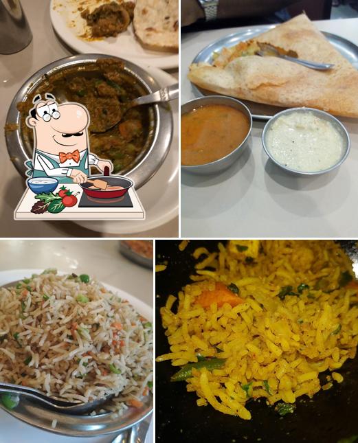 Chicken curry at Woodlands Restaurant