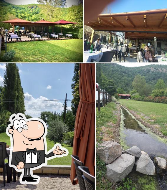 Gli interni di Agriristoro Il Casaletto
