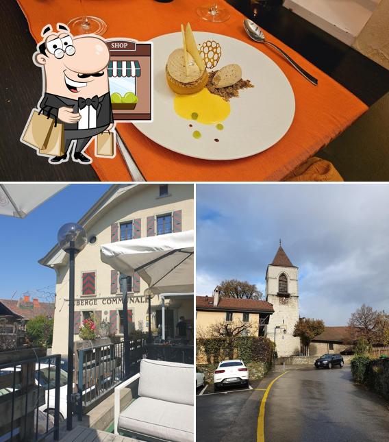 La immagine della esterno e cibo di Auberge Communale de St-Légier
