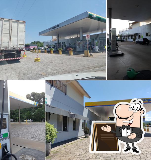 Desfrute da vista da área externa do Posto Petrobras