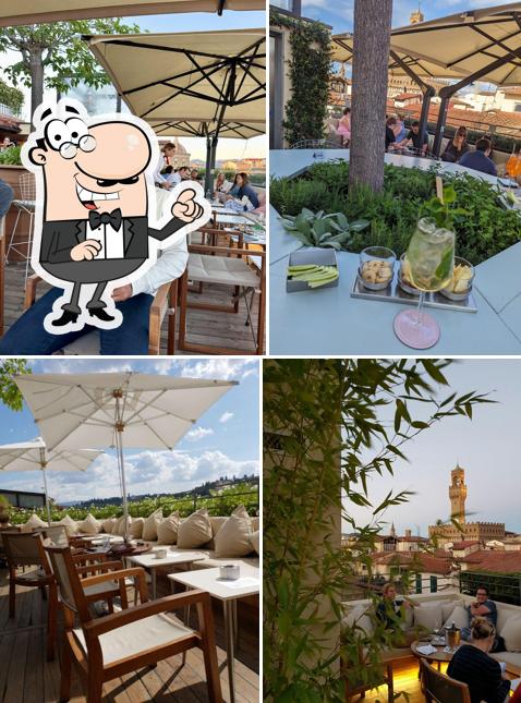 Dai un'occhiata agli interni di La Terrazza Rooftop Bar