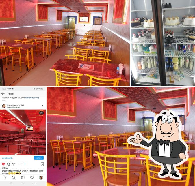 The interior of Bhagat Ji Fast Food