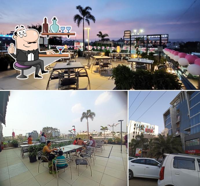 Take a seat at one of the tables at Indiana's Red Velvet Veg Restaurant