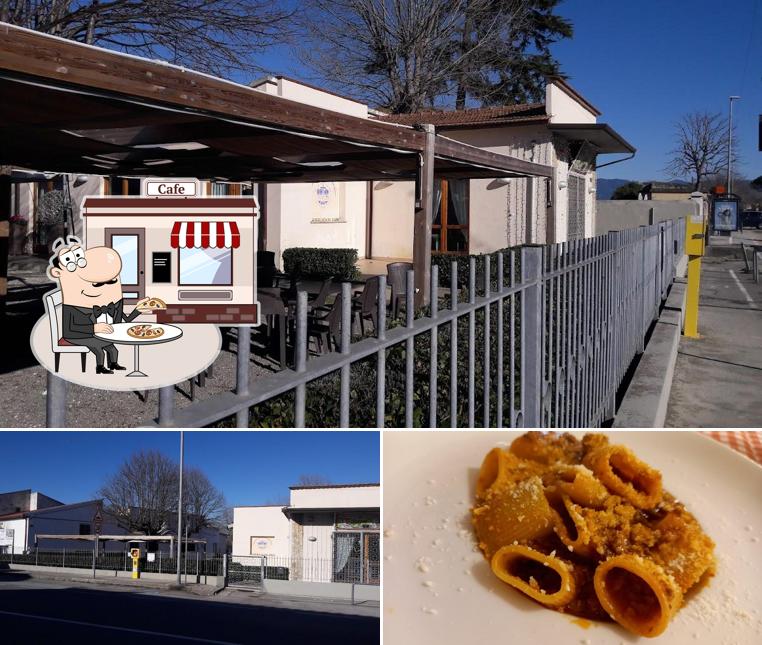 Tra le diverse cose da Bar Ristorante da Baffino si possono trovare la esterno e cibo