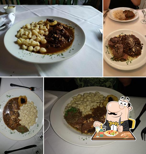 Comida em La Botticella