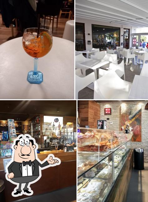 Dai un'occhiata agli interni di MOMA Cafè