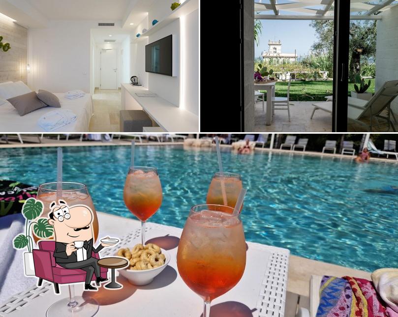 Tra le diverse cose da San Lorenzo - boutique hotel & spa si possono trovare la interni e cibo