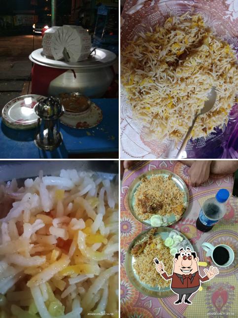 Food at Haji Biryani