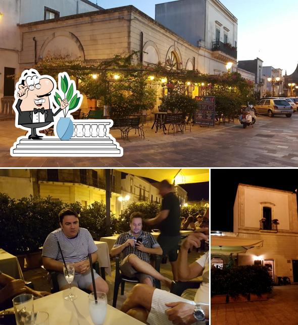 Puoi goderti l'aria fresca da seduto all'esterno di Osteria Trattoria Nonna Rosa