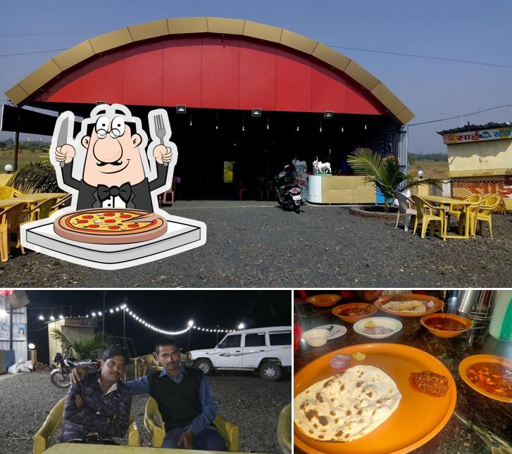 Order pizza at Hotel OM Sai