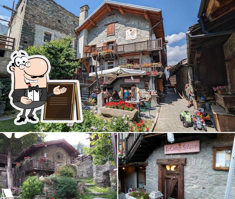 Goditi la vista dall'area esterna di Le Cadran Solaire