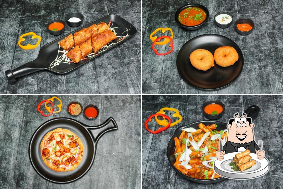 Spring rolls at Black Forest Cafe and Restro