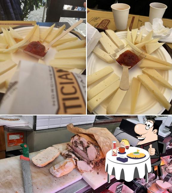 Piatto di formaggi al Bottega Roticiani