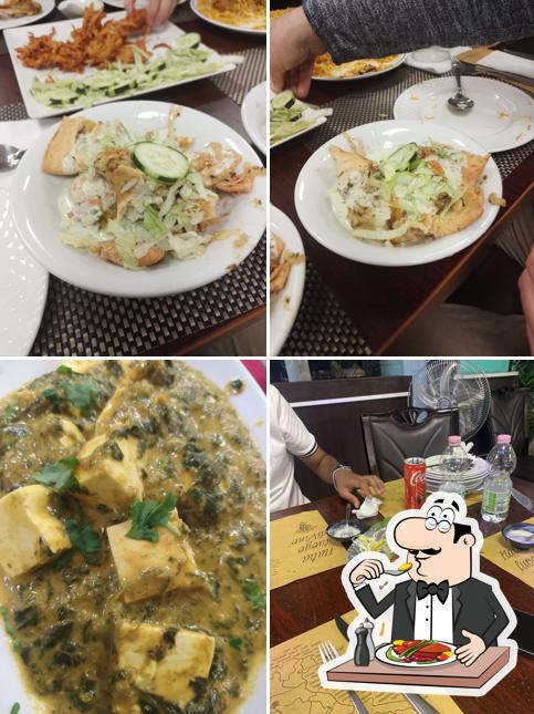 Cibo al Ristorante Pakistano