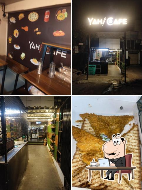 The interior of Yahi Cafe & Restro