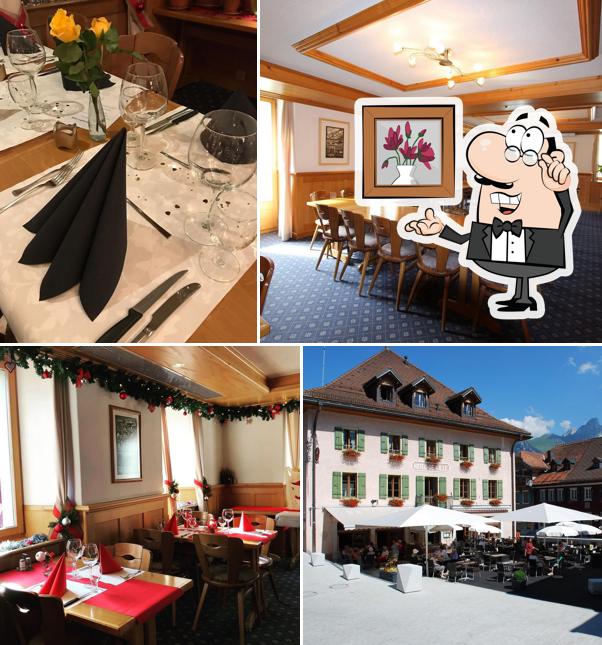Gli interni di Hôtel de Ville - Restaurant "Le Bistrot"