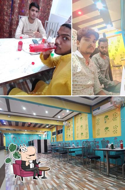 The interior of Zaika Darbar A Family Restaurant