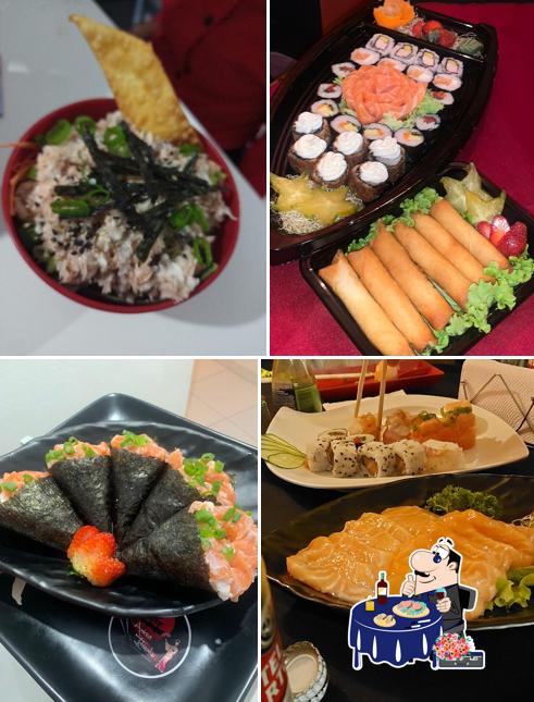 Sashimi em Amigos do Ichiraku Comida Japonesa