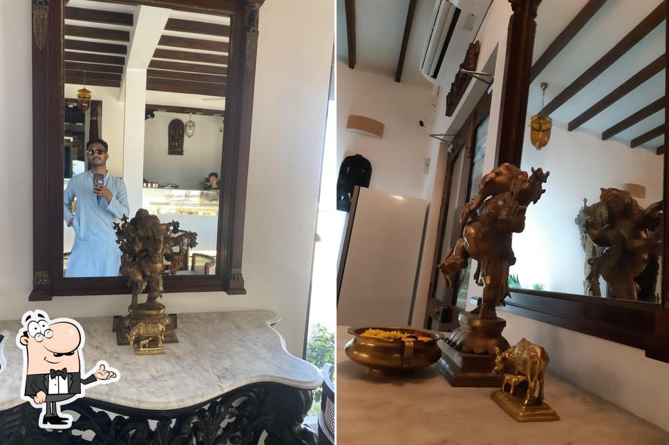 Take a seat at one of the tables at Bouche Sucree - Rock Beach