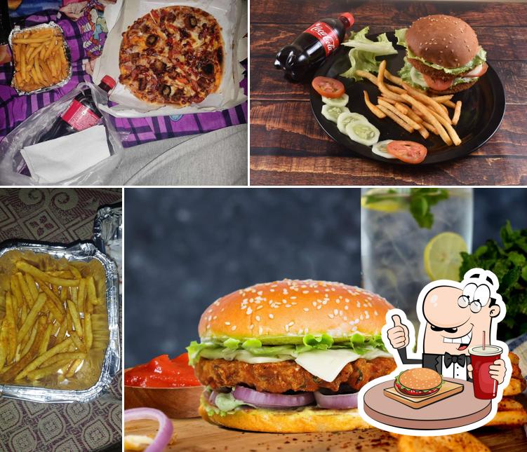 Try out a burger at Burger man