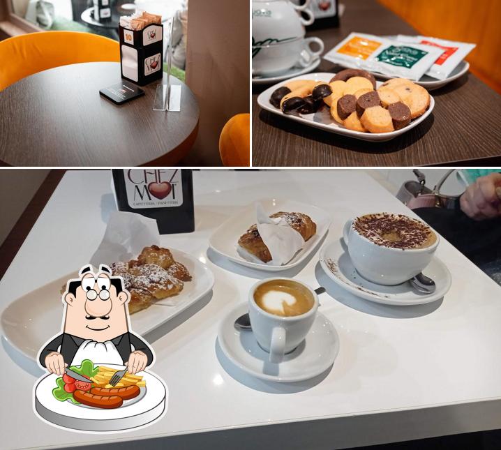Dai un’occhiata alla immagine che presenta la cibo e interni di Caffetteria Chez Moi