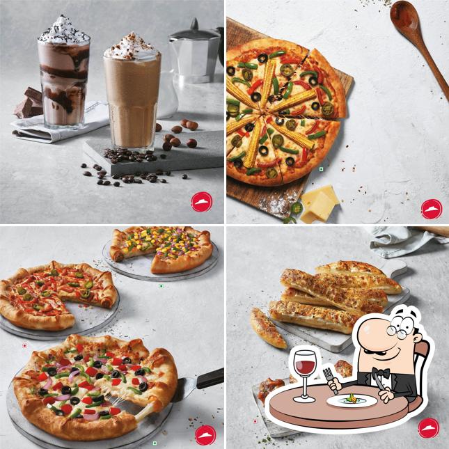 Chocolate mousse at Pizza Hut