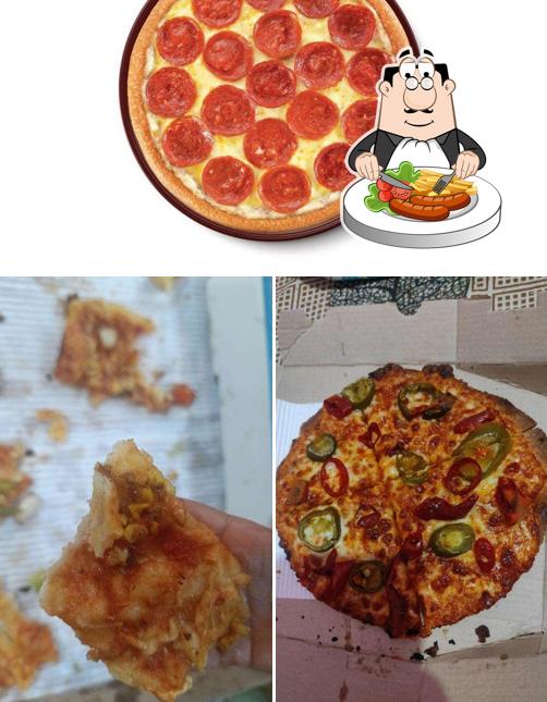 Food at Domino's Pizza