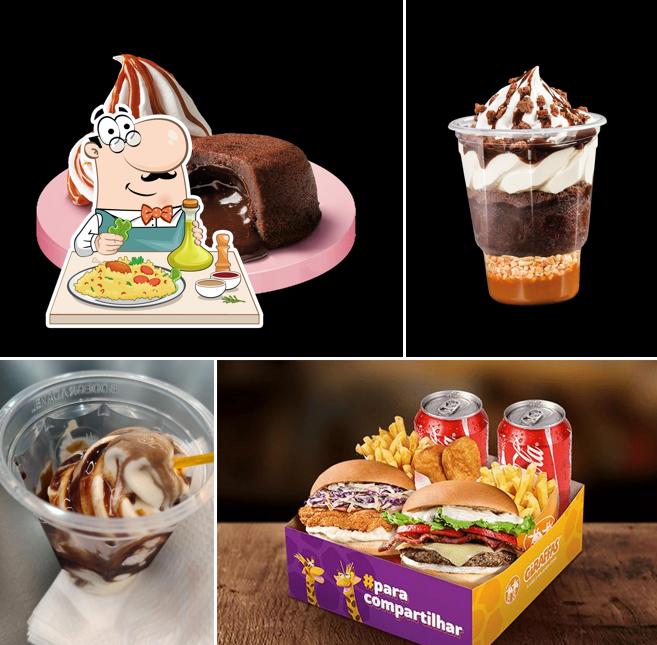 Mousse de chocolate em Giraffas Komprão