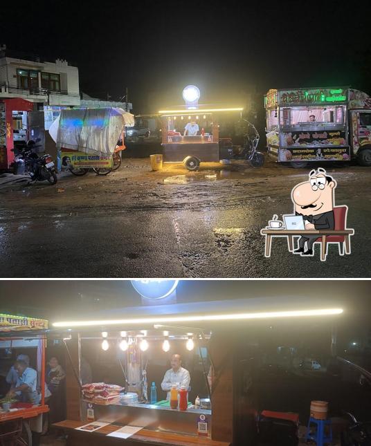 The interior of Rowdy Momo & Burger