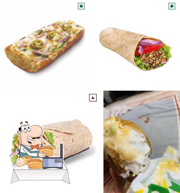 Garlic bread at Subway