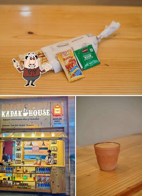 The picture of food and interior at Kadak House