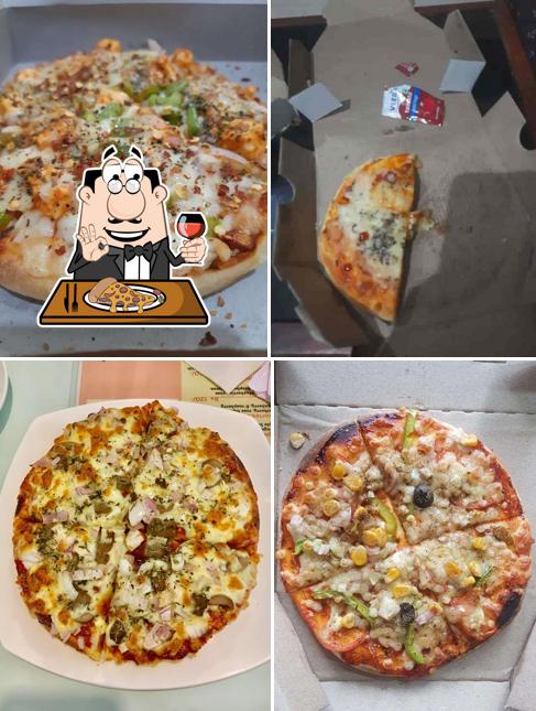 Get pizza at HELIOS COFFEE