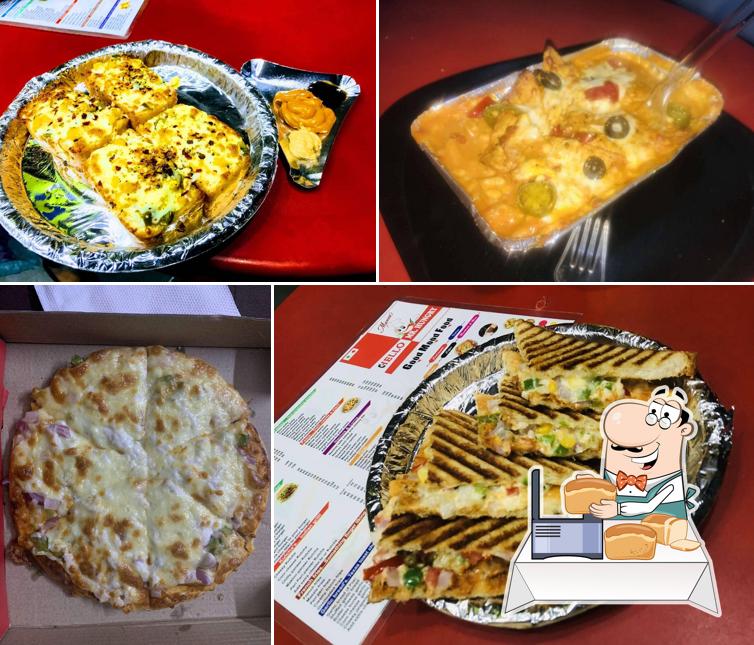 Garlic bread at HELLO MR. HUNGRY