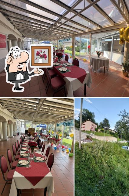 La interni e esterno del ristorante