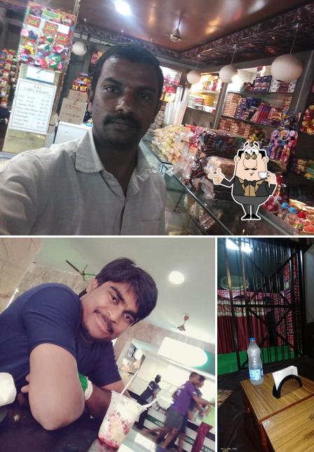 Enjoy a drink at Sai cakes and bakers