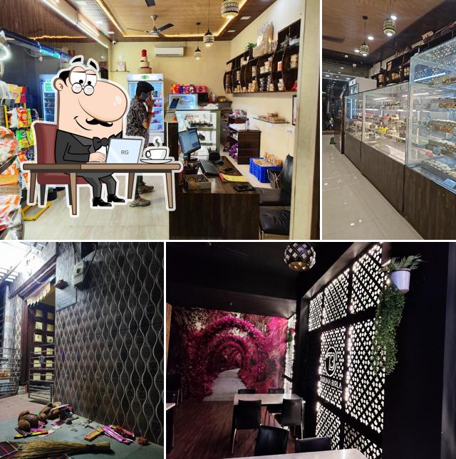 Take a seat at one of the tables at The Dream Cakes by Taruna Birla