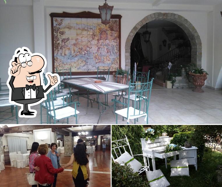 Gli interni di Villa Antico Mulino