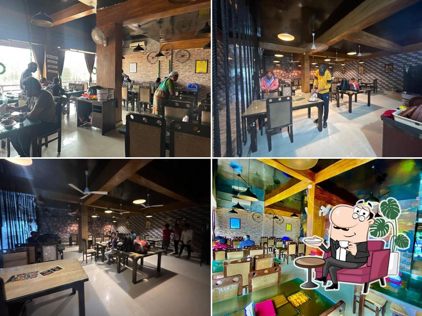 Take a seat at one of the tables at Wah Biryani Waah! Family Restaurant