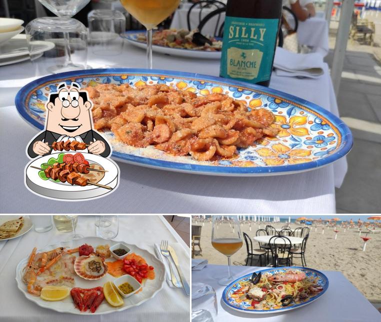 Platti al Ristorante di pesce Riccione Gambero Pazzo