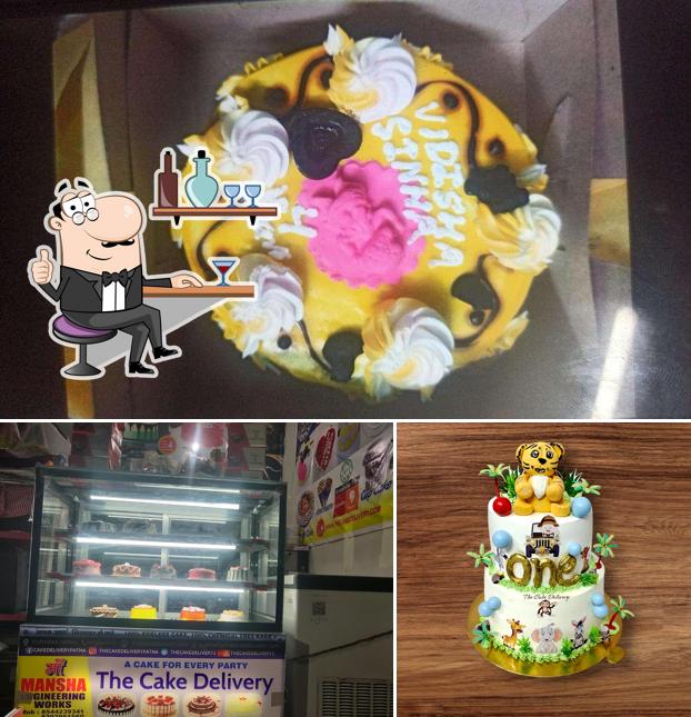 Among various things one can find interior and food at The Cake Delivery