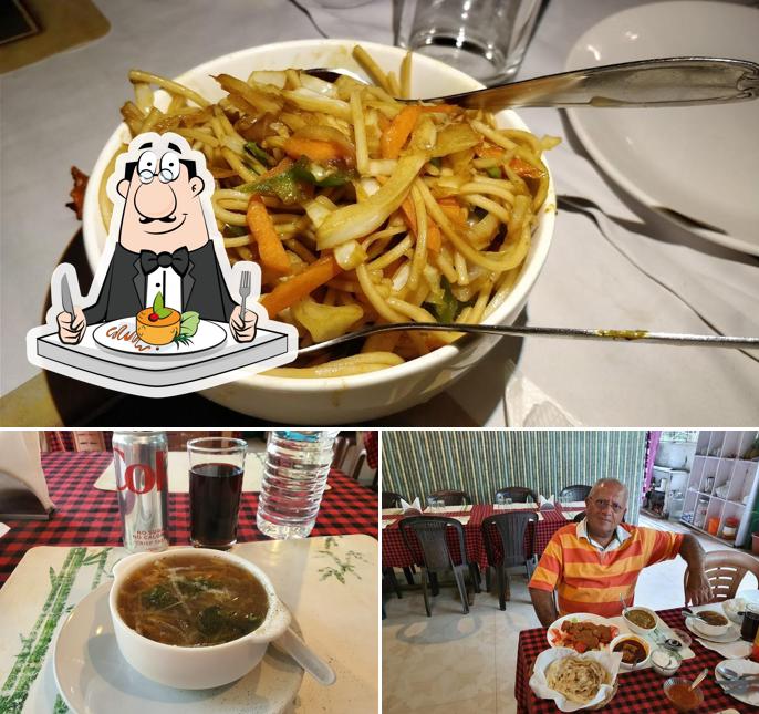 Food at Bamboo Cafe