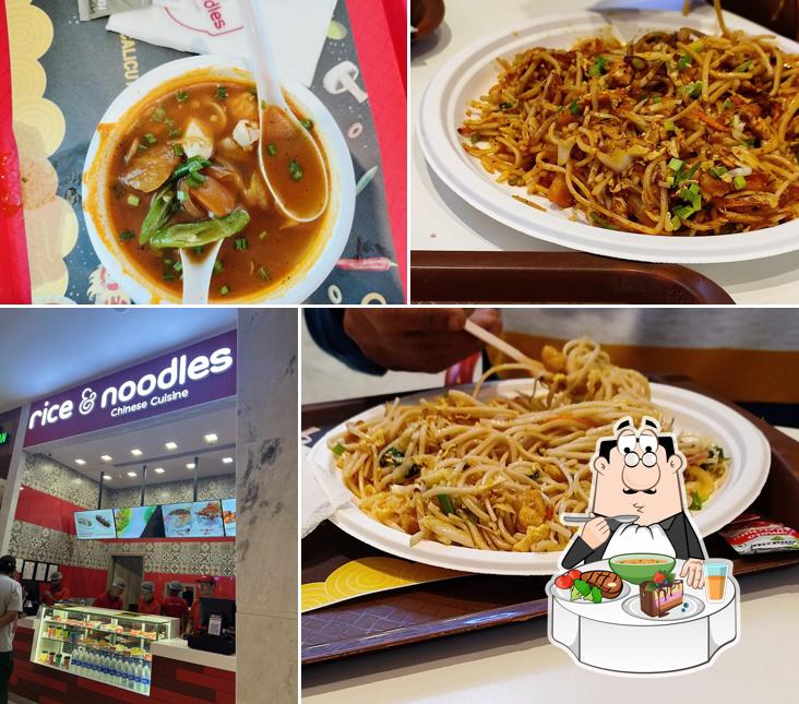 Hot and sour soup at Rice and Noodles