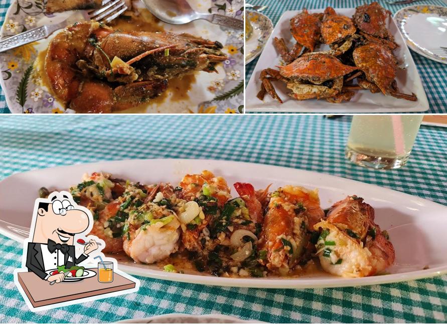 Food at Papa Joe's Restaurant