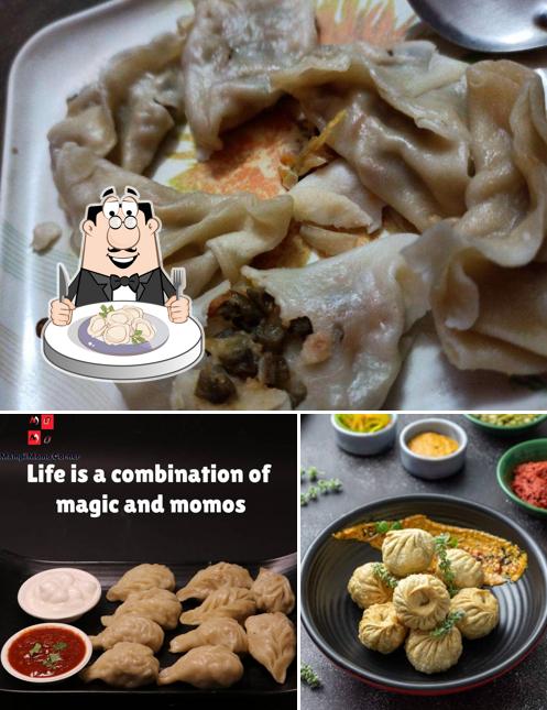 Dumplings at Mampi Momo Corner