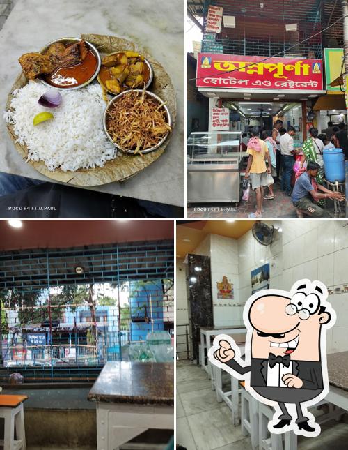 The picture of Annapurna Hotel & Restaurant’s interior and food