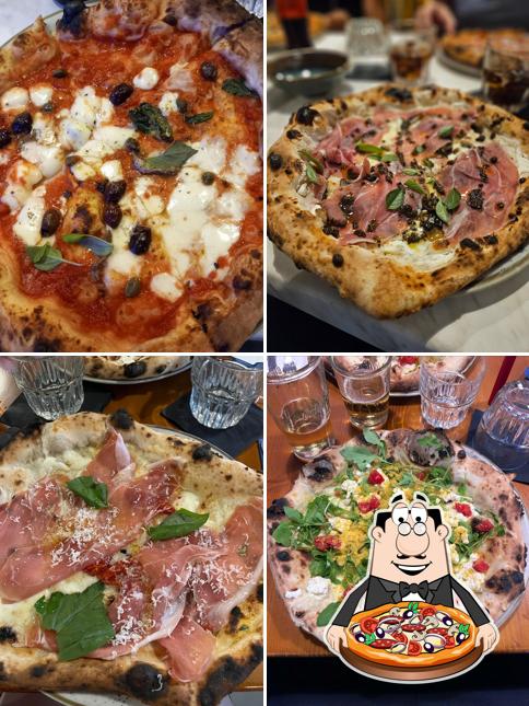 A Pizzeria Santa Marghe, puoi provare una bella pizza