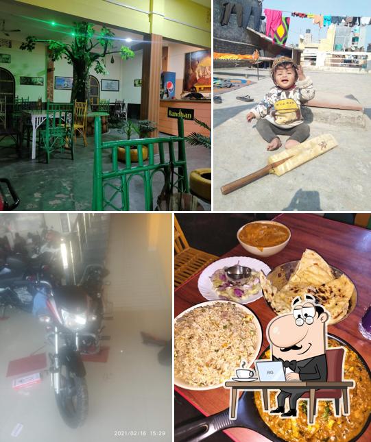 Check out how Randhan Family Dhaba looks inside